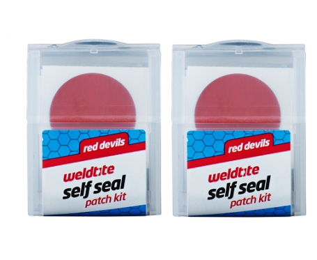 Red Devils Self Seal Patch Kit Pack includes 6 Red Devil patches x 2